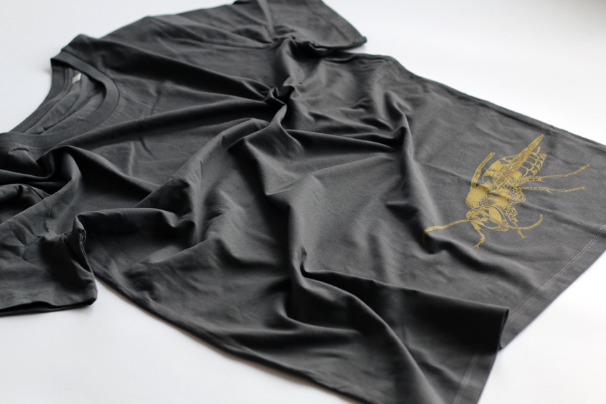 Men - Anthracite with golden Hornet - S (TS112)